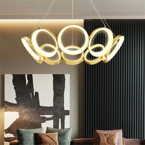 pendant lamps golden creative indoor led round chandelier modern minimalist villa el bedroom restaurant light remote control dimming
pendant lamps golden creative indoor led round chandelier modern minimalist villa el bedroom restaurant light remote control dimming