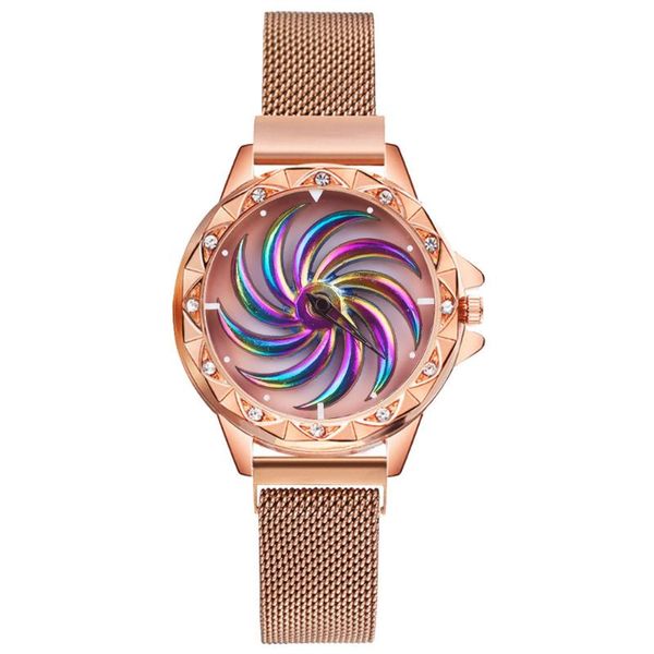 wristwatches 360 degree rotation women watch mesh magnet gyro fireworks ladies luxury fashion geometric quartz relogio feminino, Slivery;brown
wristwatches 360 degree rotation women watch mesh magnet gyro fireworks ladies luxury fashion geometric quartz relogio feminino, Slivery;brown