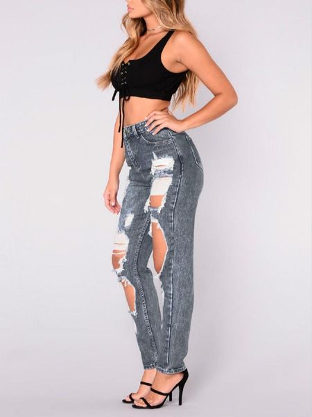 womens denim distressed trousers vintage wide leg pants women korean straight long push up jeans women's, Blue
womens denim distressed trousers vintage wide leg pants women korean straight long push up jeans women's, Blue