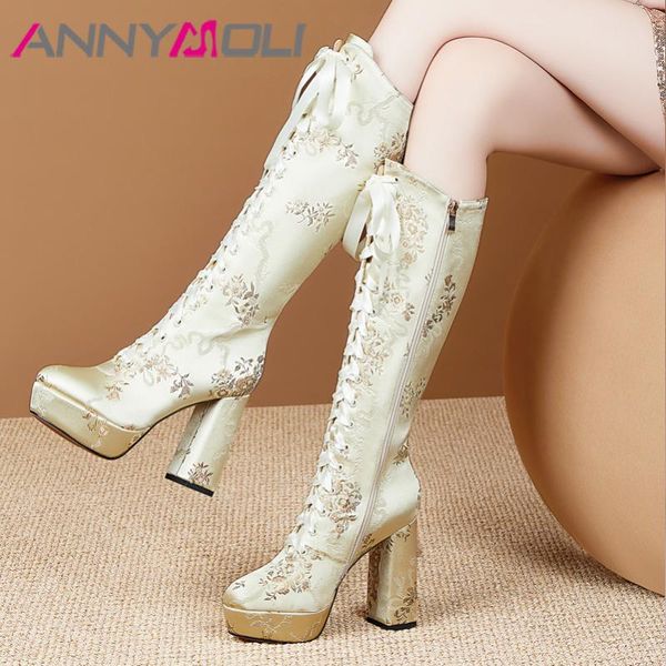 boots annymoli flower platform super high heel long knee-high women shoes cross tied zip block heels female apricot, Black
boots annymoli flower platform super high heel long knee-high women shoes cross tied zip block heels female apricot, Black