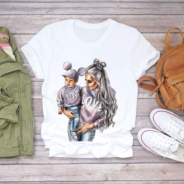 cartoon super mom life womens t shirts momlife summer print kawaii harajuku ladies, White
cartoon super mom life womens t shirts momlife summer print kawaii harajuku ladies, White