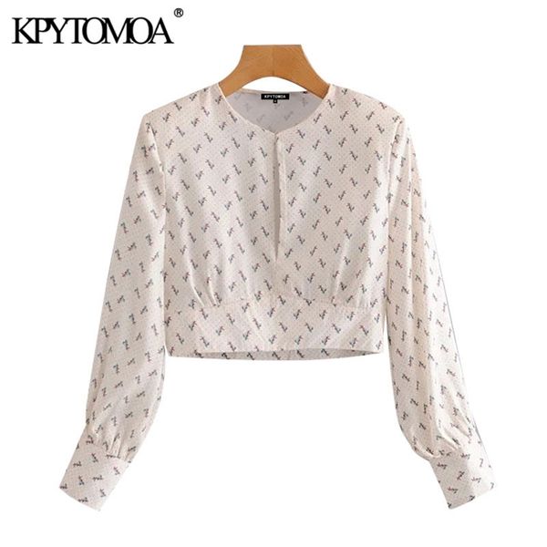 women fashion with shoulder pads printed cropped blouses long sleeve side zipper female shirts chic 210420, White
women fashion with shoulder pads printed cropped blouses long sleeve side zipper female shirts chic 210420, White