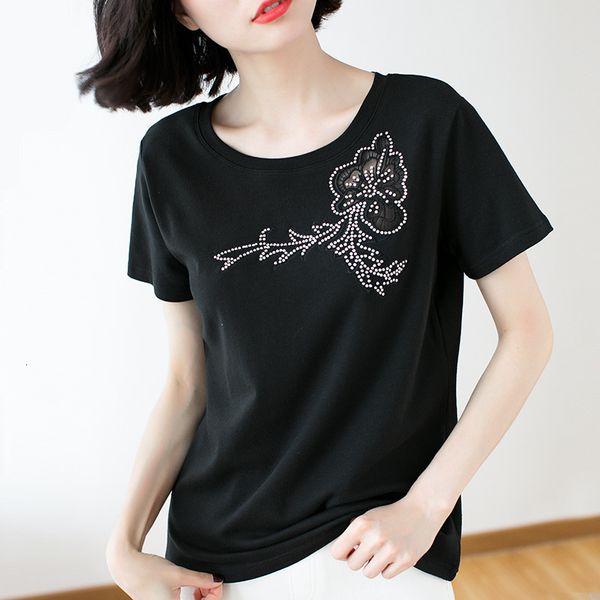 women's t-shirt diamonds hollow out t women camiseta mujer summer woman clothes plus size cotton womens tee femme dd0z, White
women's t-shirt diamonds hollow out t women camiseta mujer summer woman clothes plus size cotton womens tee femme dd0z, White