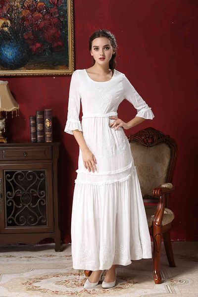 clobee long sleeve women dresses bohemian vintage ethnic flower embroidered cotton tunic white maxi dress hippie boho asymmetric, Black;gray
clobee long sleeve women dresses bohemian vintage ethnic flower embroidered cotton tunic white maxi dress hippie boho asymmetric, Black;gray