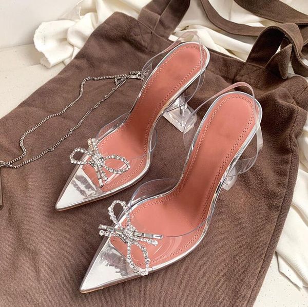 sandals crystal butterfly knot pvc women pointed toe clear shoes ladies party ankle strap 2021 fashion, Black
sandals crystal butterfly knot pvc women pointed toe clear shoes ladies party ankle strap 2021 fashion, Black