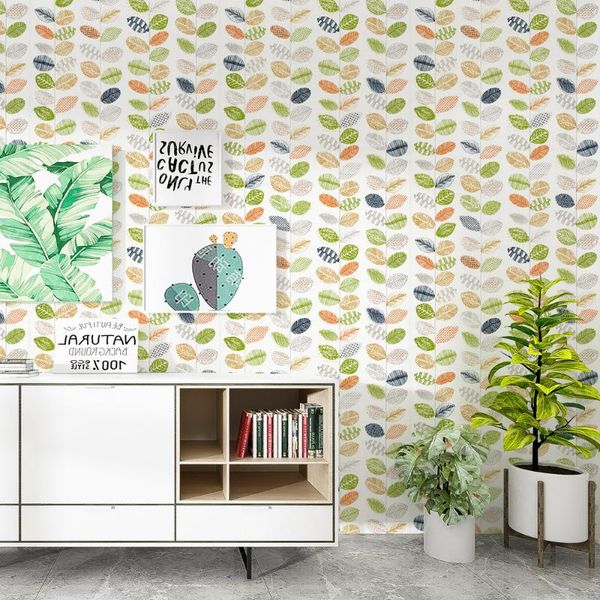 wallpapers fresh leaves wallpaper self-adhesive pvc waterproof shell peeling off home stickers kitchen bathroom wall papers decor
wallpapers fresh leaves wallpaper self-adhesive pvc waterproof shell peeling off home stickers kitchen bathroom wall papers decor