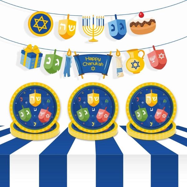 disposable dinnerware hanukkah party supplies tableware set chanukah decor plates cups jewish decorations
disposable dinnerware hanukkah party supplies tableware set chanukah decor plates cups jewish decorations