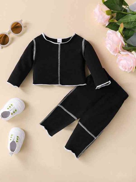 baby stitching tee & pants she, White
baby stitching tee & pants she, White