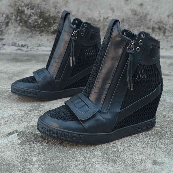 couro boots sapatos femininos de patente sapatos casuais botas tornozelo tênis cunha senhoras fivela casual aumento altura p9hb, Black
couro boots sapatos femininos de patente sapatos casuais botas tornozelo tênis cunha senhoras fivela casual aumento altura p9hb, Black