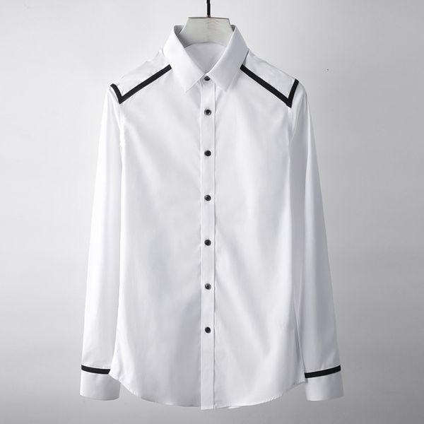 tee polo shirt slim fit men hight quality shoulder and piping design mens trend long sleeve man shirts 4xl, White;black
tee polo shirt slim fit men hight quality shoulder and piping design mens trend long sleeve man shirts 4xl, White;black