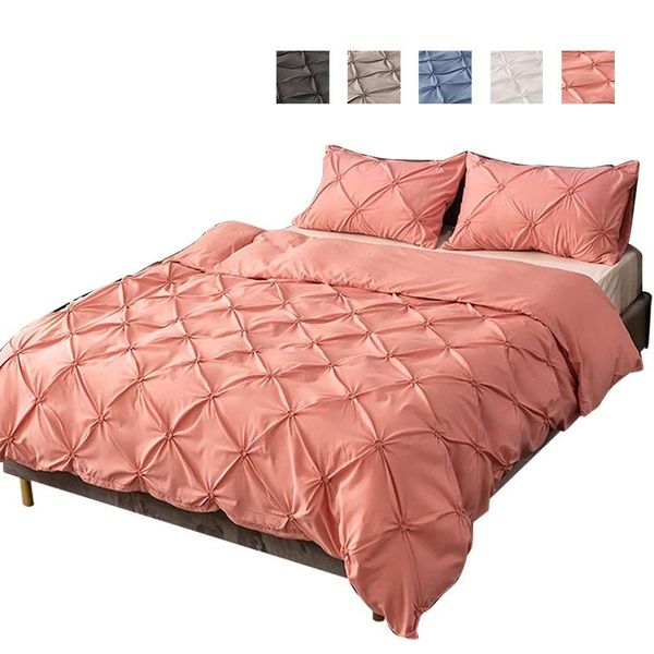 bedding sets luxury black duvet cover pinch pleat brief set king size 3pcs bed linen comforter with pillowcase
bedding sets luxury black duvet cover pinch pleat brief set king size 3pcs bed linen comforter with pillowcase