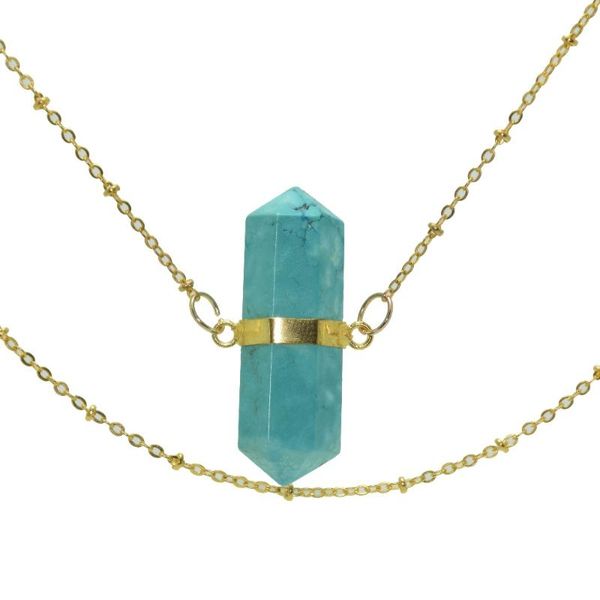pendant necklaces natural marble gem stone necklace gold bezel jewelry men faceted green howlite hexagonal connector women, Silver
pendant necklaces natural marble gem stone necklace gold bezel jewelry men faceted green howlite hexagonal connector women, Silver