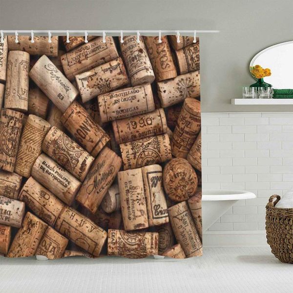 shower curtain natural wine corks wood waterproof bath liners hooks included -bathroom decorative ideas polyester fabric
shower curtain natural wine corks wood waterproof bath liners hooks included -bathroom decorative ideas polyester fabric