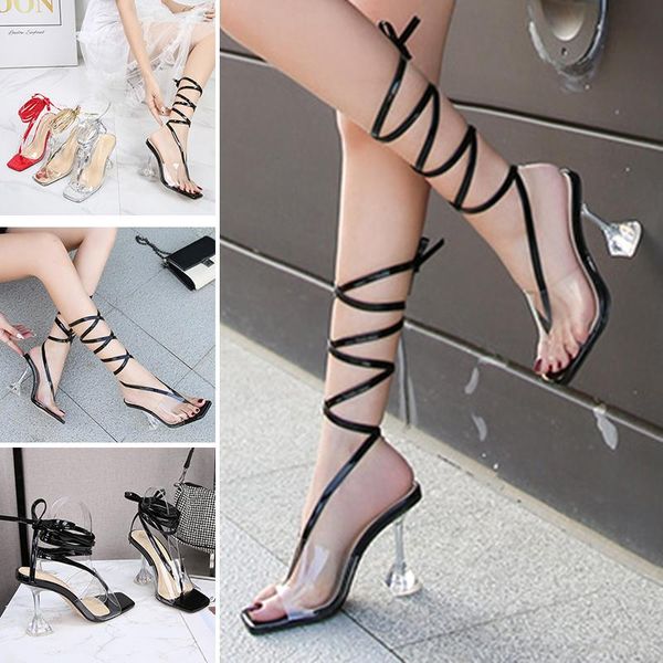 sandals transparent high heel women's party size 35-46 2021 fashion design strap, Black
sandals transparent high heel women's party size 35-46 2021 fashion design strap, Black
