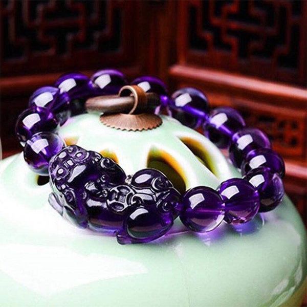 beaded, strands amethyst bead bracelet jufuna fortune bracelet., Black
beaded, strands amethyst bead bracelet jufuna fortune bracelet., Black