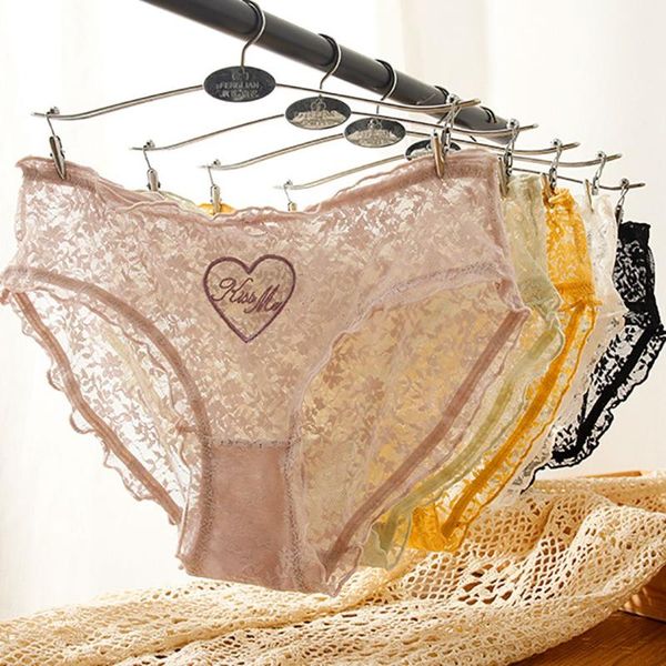 women's panties japanese girl translucent hollow love underwear embroidery temptation fashion lace briefs multi-color optional, Black;pink
women's panties japanese girl translucent hollow love underwear embroidery temptation fashion lace briefs multi-color optional, Black;pink