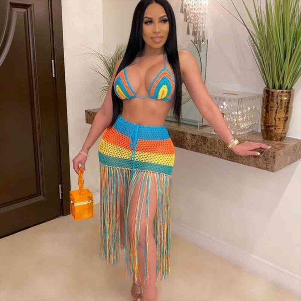 knitted tassel fishnet 2 piece set see through party club casual crop and skirt female beach outfits summer, Gray
knitted tassel fishnet 2 piece set see through party club casual crop and skirt female beach outfits summer, Gray