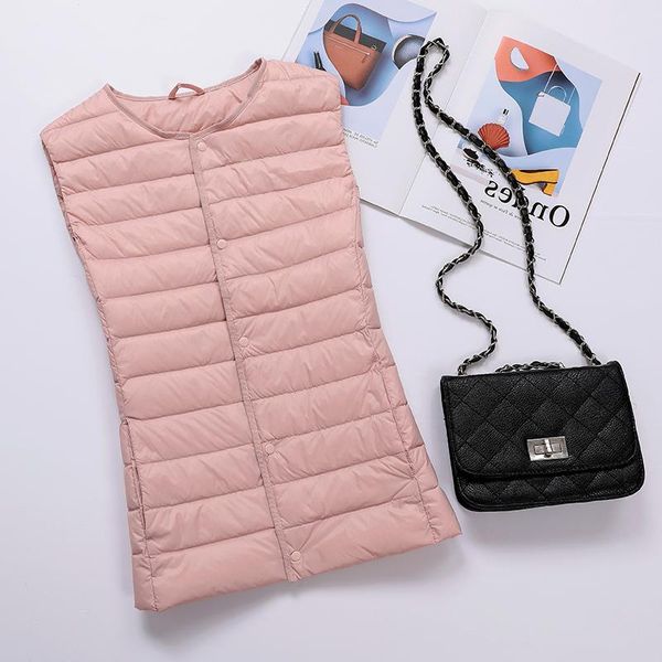 women's vests 2021 female ultra light down jacket sleeveless short vest chalecos para mujer rsmj1001 kj3079, Black;white
women's vests 2021 female ultra light down jacket sleeveless short vest chalecos para mujer rsmj1001 kj3079, Black;white