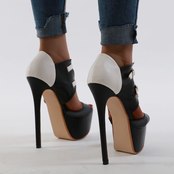17cm size 35 to 42 black white buckle ultra high pumps nightclub party shoes summer designer heels tradingbear
17cm size 35 to 42 black white buckle ultra high pumps nightclub party shoes summer designer heels tradingbear