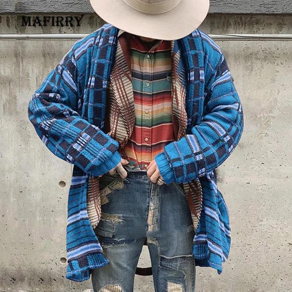 men's sweaters men long sleeve casual plaid spliced sweatercoat streetwear loose autumn winter print cardigan man harajuku v neck thick, White;black
men's sweaters men long sleeve casual plaid spliced sweatercoat streetwear loose autumn winter print cardigan man harajuku v neck thick, White;black