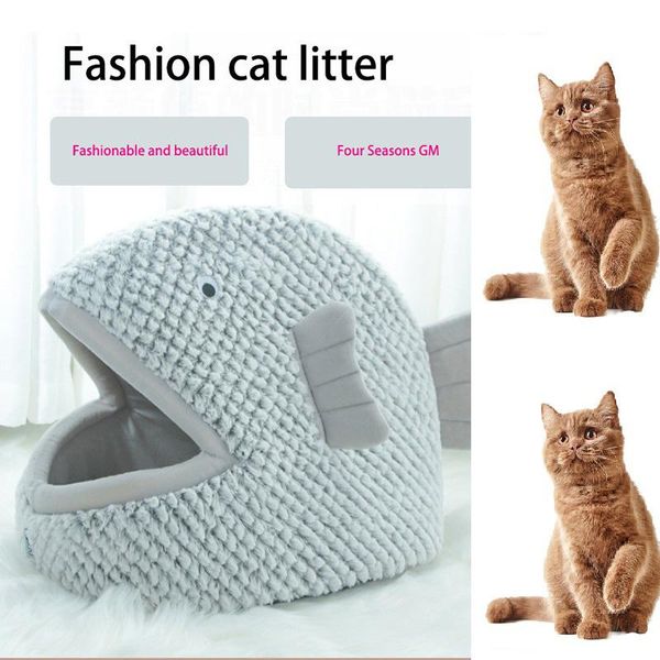 cat beds & furniture semi-enclosed fish-shaped cartoon kennel south korea velvet four seasons small dog pet bed litter
cat beds & furniture semi-enclosed fish-shaped cartoon kennel south korea velvet four seasons small dog pet bed litter