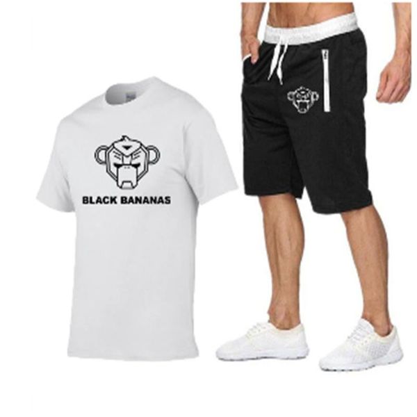 men's tracksuits black bananas 2 piece sets brand letter printed men t shirt+shorts tracksuit 2021 summer casual clothing male t-shirt, Gray
men's tracksuits black bananas 2 piece sets brand letter printed men t shirt+shorts tracksuit 2021 summer casual clothing male t-shirt, Gray