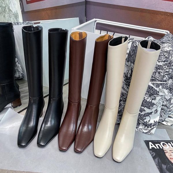 boots 2021 winter women long fashion knee casual full leather super a texture brown size 34-39, Black
boots 2021 winter women long fashion knee casual full leather super a texture brown size 34-39, Black