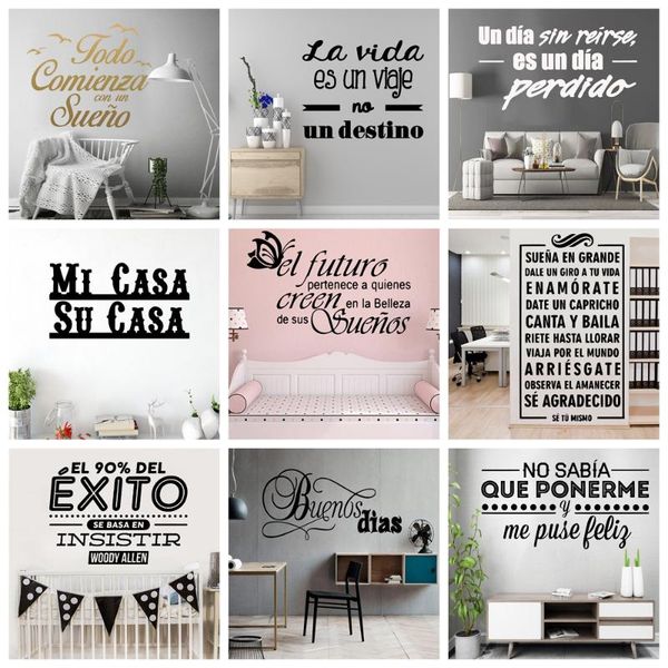 wall stickers artistic spanish french words quotes sticker waterproof decor for living room bedroom decoration accessories
wall stickers artistic spanish french words quotes sticker waterproof decor for living room bedroom decoration accessories