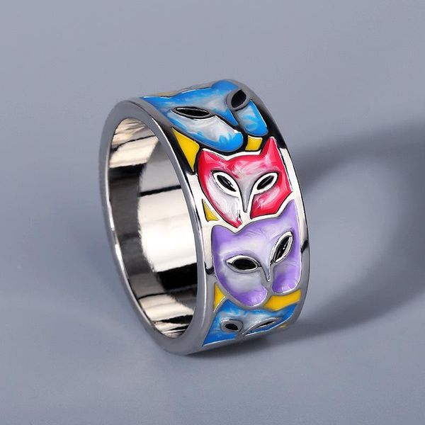 silver creative epoxy enamel color cat head animal ladies ring jewelry wedding bridal for women cluster rings, Golden;silver
silver creative epoxy enamel color cat head animal ladies ring jewelry wedding bridal for women cluster rings, Golden;silver