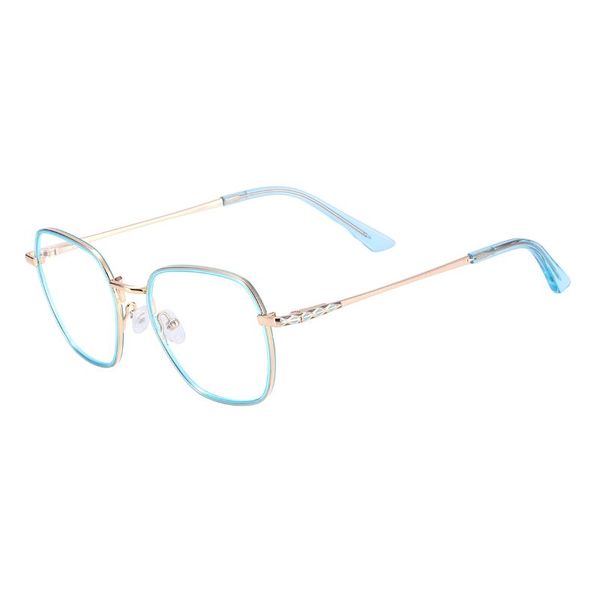 fashion sunglasses frames women square eyeglasses metal full rim small glasses frame for prescription lenses, Black
fashion sunglasses frames women square eyeglasses metal full rim small glasses frame for prescription lenses, Black