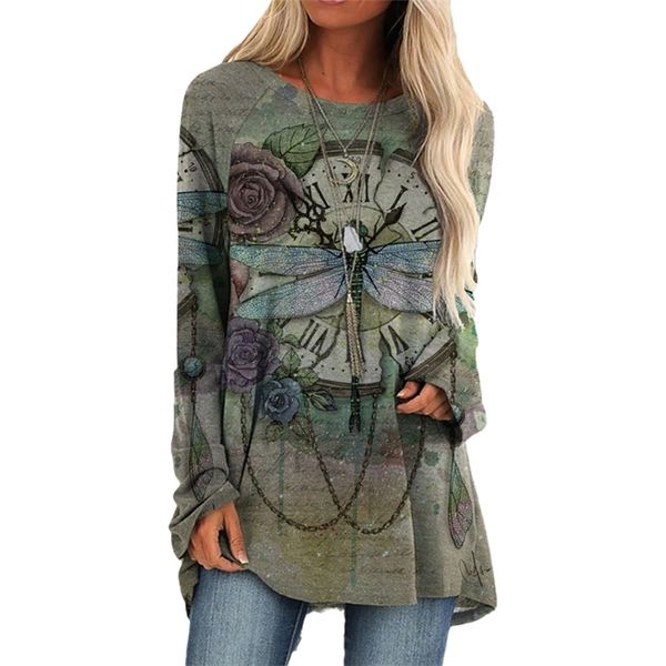 women's fashion t shirts printing casual round neck loose long sleeve pullover t-shirt female streetwear vintage tee shirts 210406, White
women's fashion t shirts printing casual round neck loose long sleeve pullover t-shirt female streetwear vintage tee shirts 210406, White