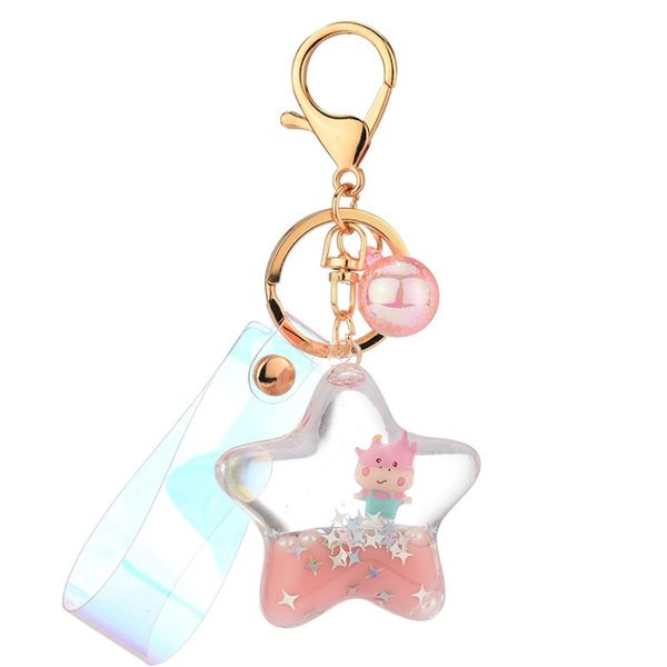 creative moving liquid quicksand key rings five-pointed star cow toy floating keyring for women charm bag pendant kids gift, Slivery;golden
creative moving liquid quicksand key rings five-pointed star cow toy floating keyring for women charm bag pendant kids gift, Slivery;golden