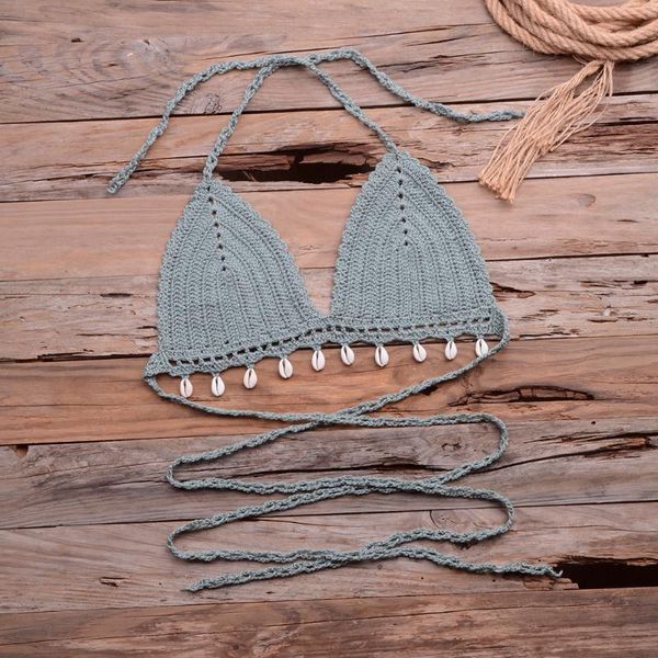 knitted bra bikini set womens swimsuit handemade crochet women's swimwear, White;black
knitted bra bikini set womens swimsuit handemade crochet women's swimwear, White;black