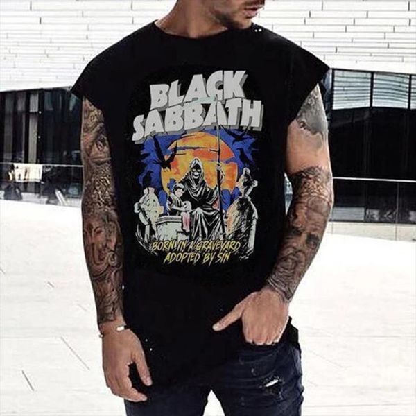 western style summer street fashion vest loose casual simple thin solid color printing round neck, White;black
western style summer street fashion vest loose casual simple thin solid color printing round neck, White;black