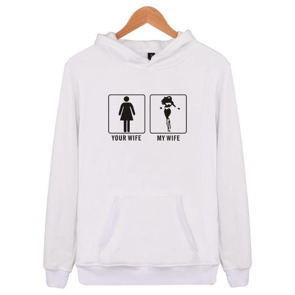 creative your wife my hoodies men/women autumn sweatshirts long sleeve simple style coats men's &, Black
creative your wife my hoodies men/women autumn sweatshirts long sleeve simple style coats men's &, Black