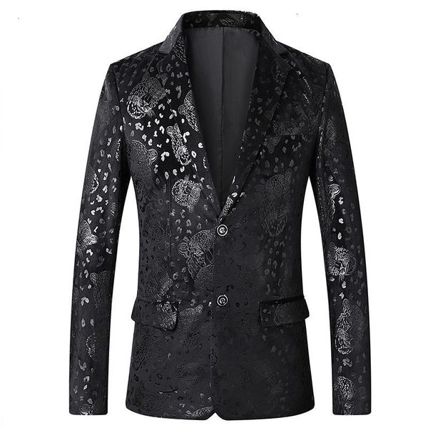men's suits & blazers 2021 spring slim leopard print suit jackets brand new fashion long sleeve one button jacket plus size 5xl x7, White;black
men's suits & blazers 2021 spring slim leopard print suit jackets brand new fashion long sleeve one button jacket plus size 5xl x7, White;black