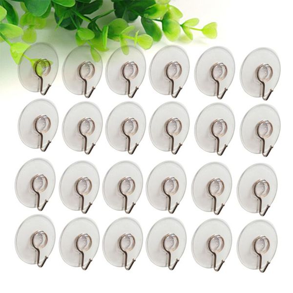 24pcs vacuum suction cup hooks transparent pvc wall heavy-duty hangers for bathroom kitchen & rails
24pcs vacuum suction cup hooks transparent pvc wall heavy-duty hangers for bathroom kitchen & rails