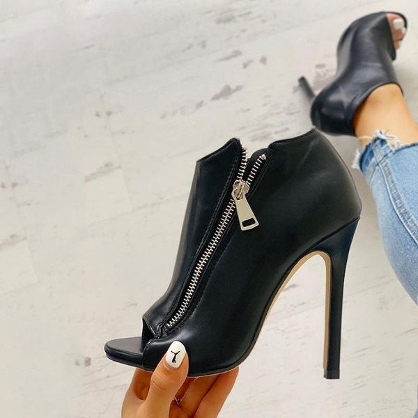 dress shoes women pu leather pumps open toe black high heels party zipper stiletto ladies sandals boots big size wedding
dress shoes women pu leather pumps open toe black high heels party zipper stiletto ladies sandals boots big size wedding