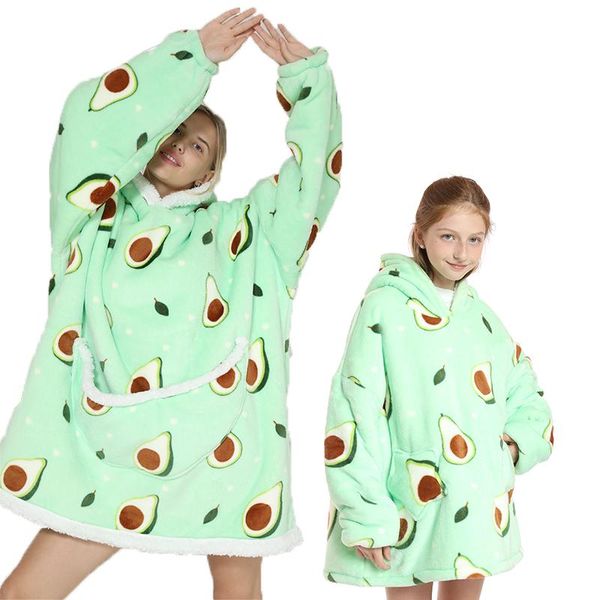 blankets winter sherpa blanket avocado printed hoodie for children outdoor hoody plush fleece pullover with sleeves
blankets winter sherpa blanket avocado printed hoodie for children outdoor hoody plush fleece pullover with sleeves