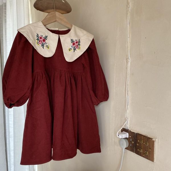 girl's dresses 2021 girls embroidery dress autumn cotton fashion kids clothes 2-7 years, Red;yellow
girl's dresses 2021 girls embroidery dress autumn cotton fashion kids clothes 2-7 years, Red;yellow