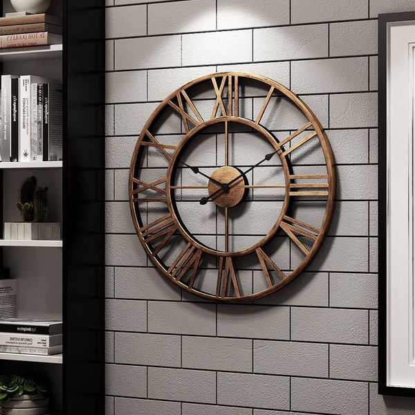 wall clocks creative 3d retro 40cm/47cm iron art large mute decorative clock decoration for home vintage
wall clocks creative 3d retro 40cm/47cm iron art large mute decorative clock decoration for home vintage