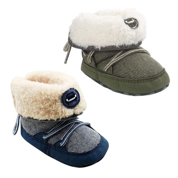 boots 0-18m winter baby ribbed snow soft sole lace-up boy girl shoes first walker toddler plush lined prewalker fleece, Black;grey
boots 0-18m winter baby ribbed snow soft sole lace-up boy girl shoes first walker toddler plush lined prewalker fleece, Black;grey