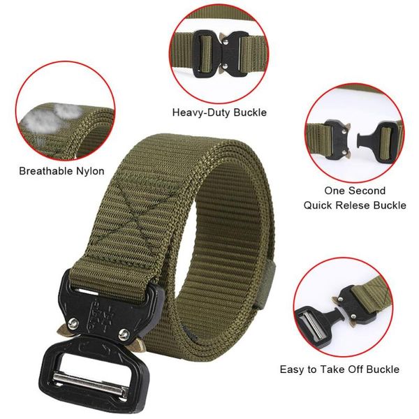 adjustable military fan training belt camouflage automatic metal buckle nylon outdoor sport waist support, Black;gray
adjustable military fan training belt camouflage automatic metal buckle nylon outdoor sport waist support, Black;gray