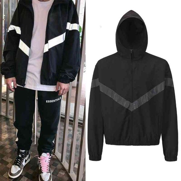 men's jackets reflective streetwear windbreaker coat men and women oversize black hooded jacket harajuku loose casual bomber ja, Black;brown
men's jackets reflective streetwear windbreaker coat men and women oversize black hooded jacket harajuku loose casual bomber ja, Black;brown