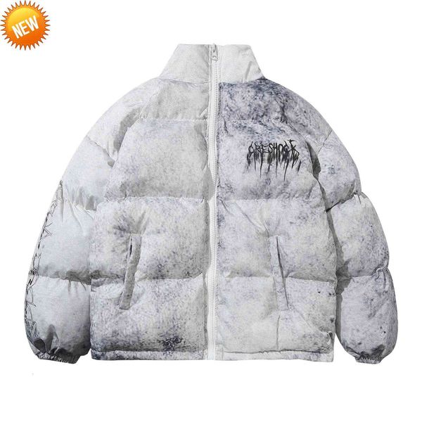men hip hop winter down jacket streetwear graffiti parka cotton harajuku coat outwear oversize m, Black
men hip hop winter down jacket streetwear graffiti parka cotton harajuku coat outwear oversize m, Black