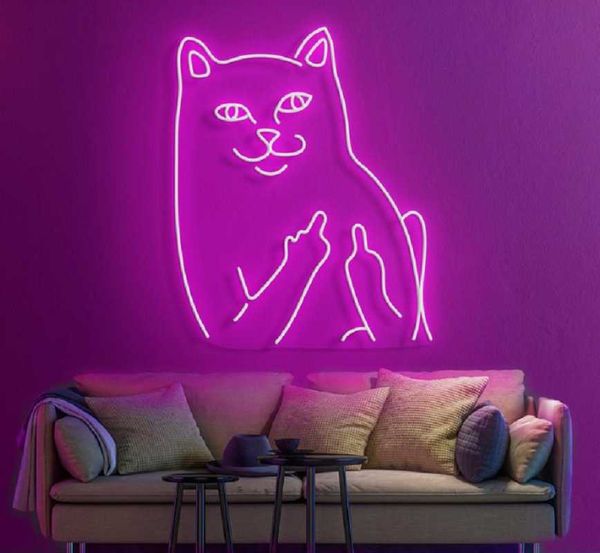 party decoration custom bad cat led neon sign light office living room decor indoor gift birthday home bedroom holiday art
party decoration custom bad cat led neon sign light office living room decor indoor gift birthday home bedroom holiday art