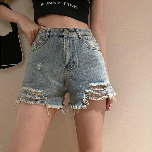 women's shorts 2021 net red fashion explosive jeans high waist, long legs, artifact, thin, wild, ripped, White;black
women's shorts 2021 net red fashion explosive jeans high waist, long legs, artifact, thin, wild, ripped, White;black