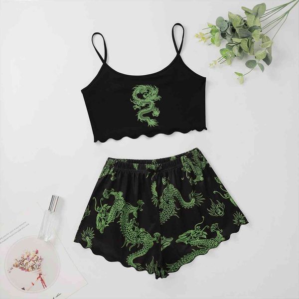 dragon print pajamas girls women sleepwear set summer long sleeve nightgown female ladies lingerie pyjamas 2 pieces, Black;red
dragon print pajamas girls women sleepwear set summer long sleeve nightgown female ladies lingerie pyjamas 2 pieces, Black;red