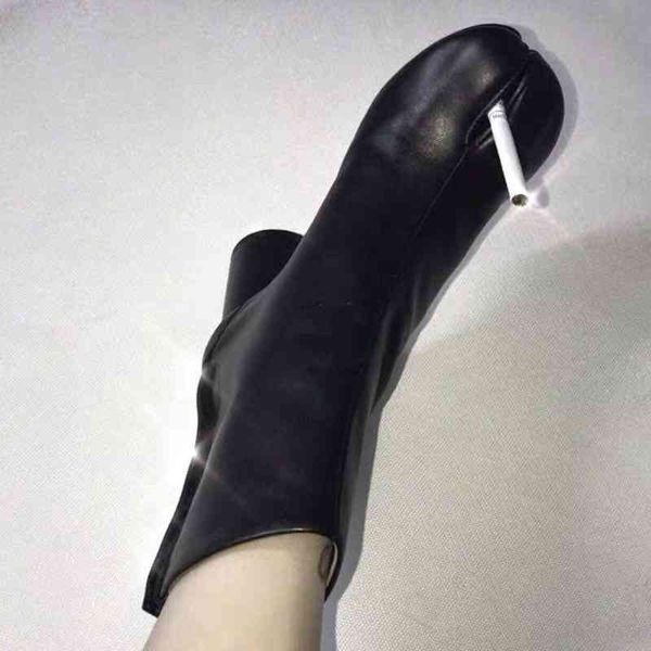 dress shoes spring fashion split toe boots women chunky round high heels leather botas mujer new brand design winter 1ne7, Black
dress shoes spring fashion split toe boots women chunky round high heels leather botas mujer new brand design winter 1ne7, Black