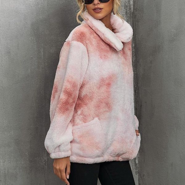 ladies autumn and winter long-sleeved fashion coat plush pocket long women casual tie dye hooded pullover sweatshirt women's trench coa, Tan;black
ladies autumn and winter long-sleeved fashion coat plush pocket long women casual tie dye hooded pullover sweatshirt women's trench coa, Tan;black